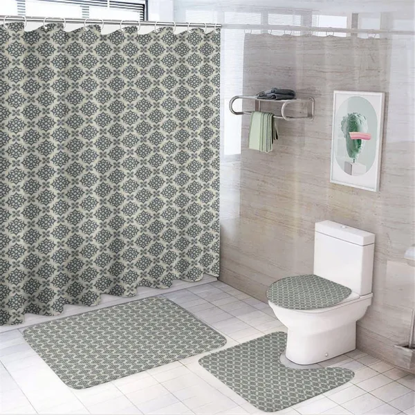 Timeless Eastern Ornate on a shower curtain