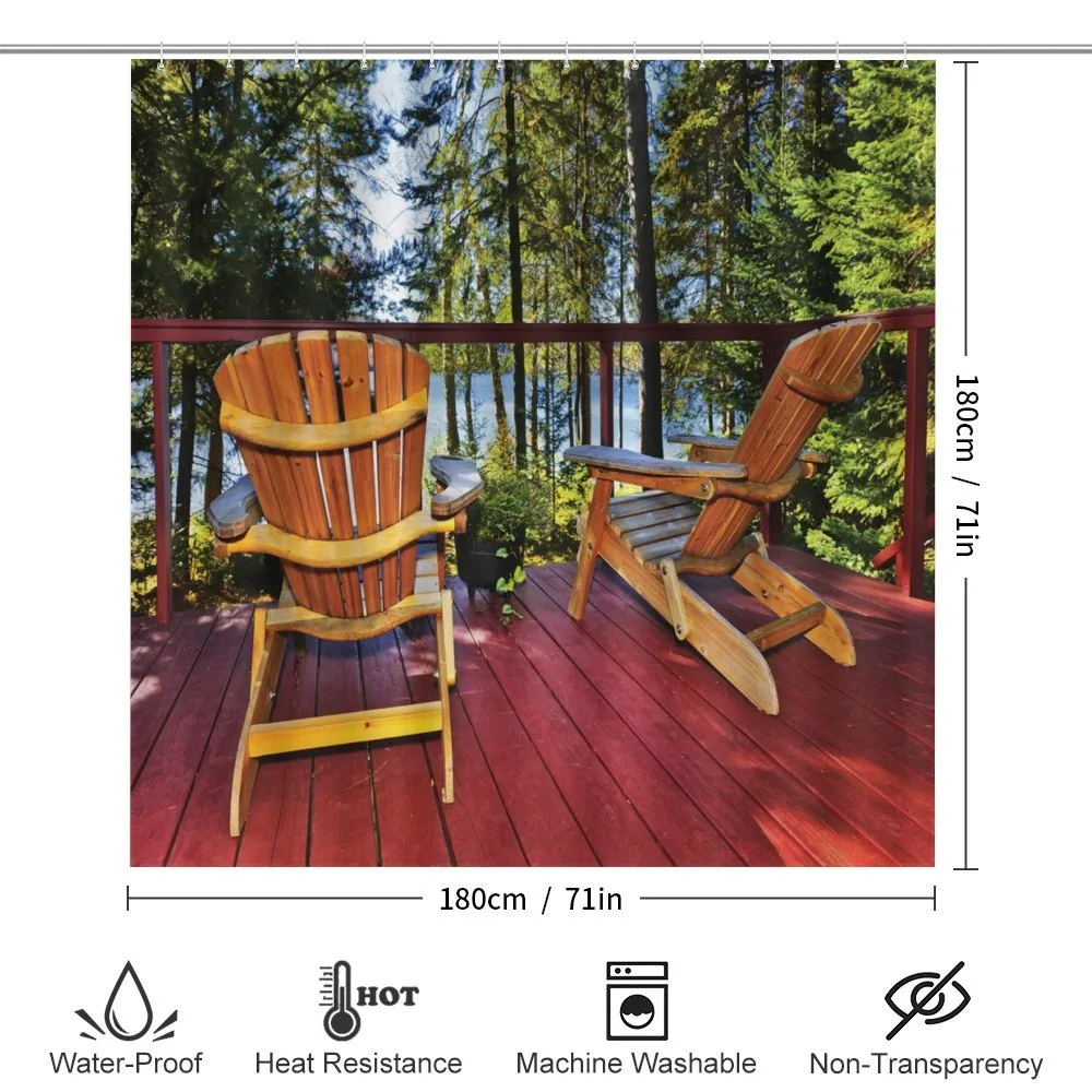 Adirondack Chairs on Porch — Detail 2