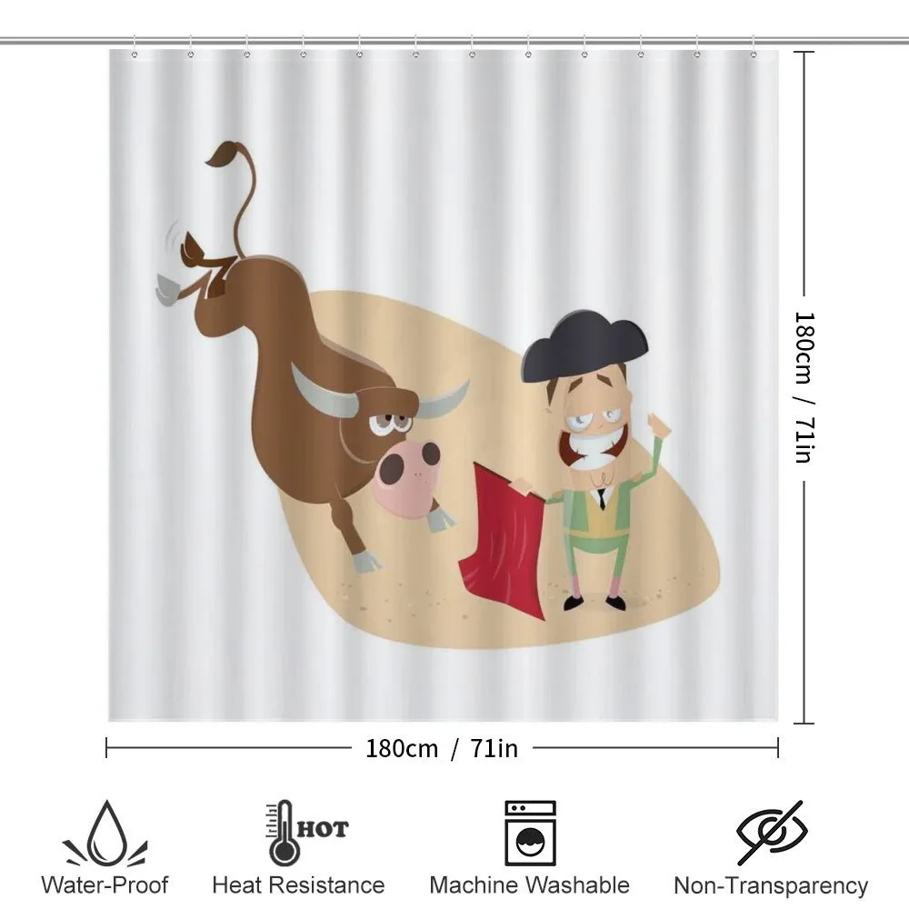 Cartoon Matador Bull — Detail 2