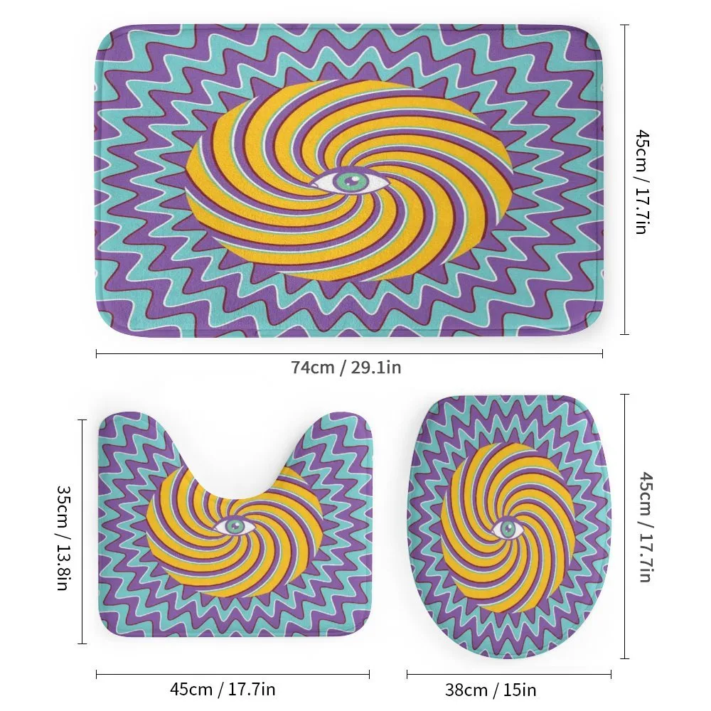 Color Hypnotic Circles — Detail 1
