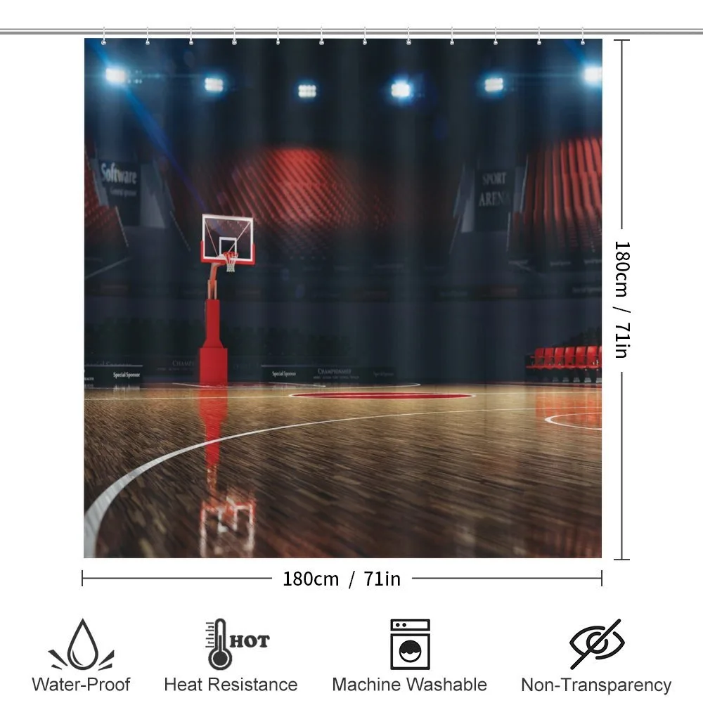 Empty Basketball Court — Detail 2