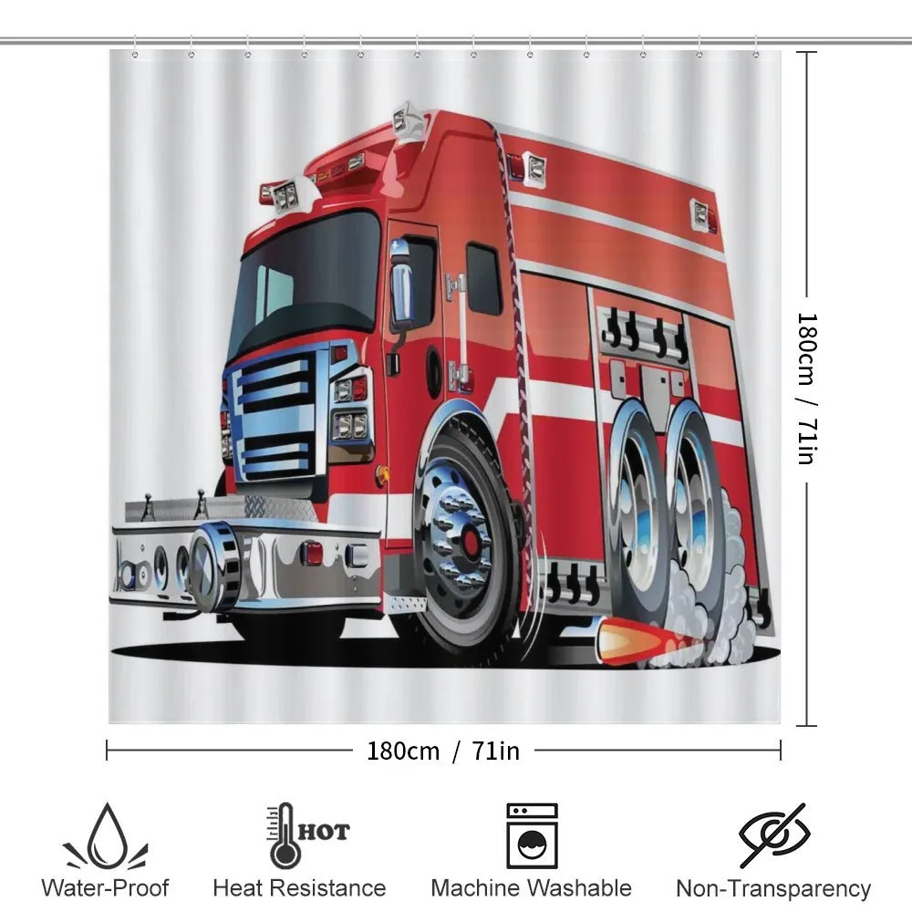 Fire Truck Rescue Team — Detail 2