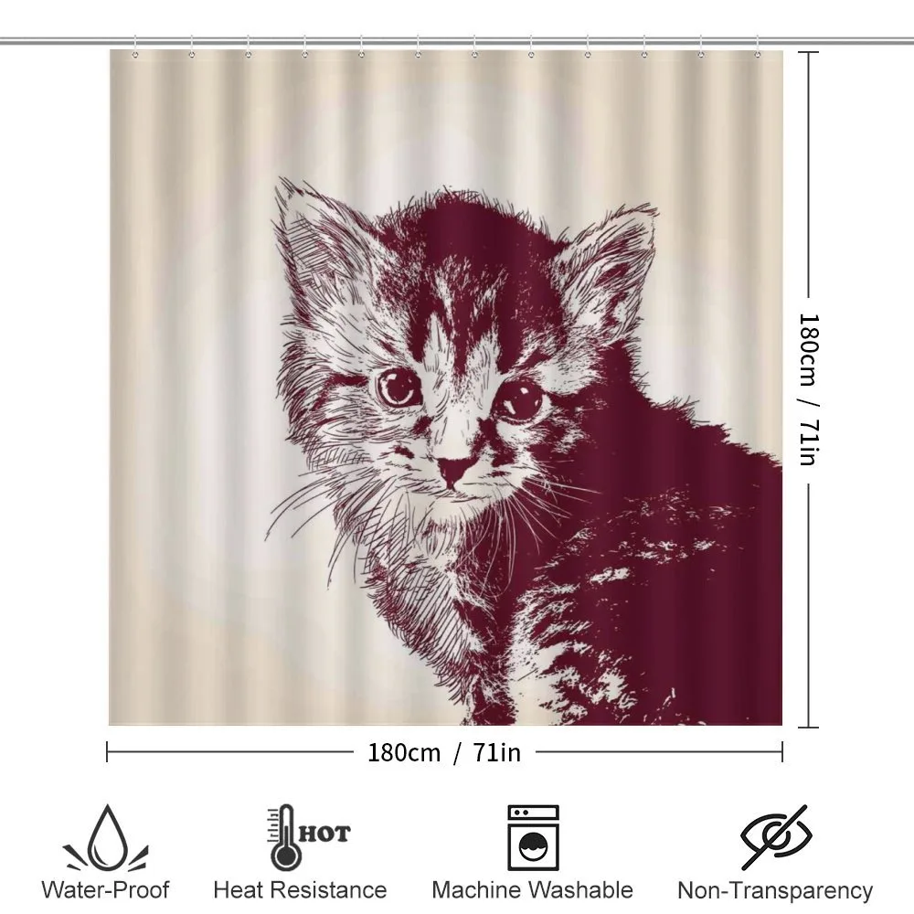 Grunge Retro Kitty Cat — Detail 2