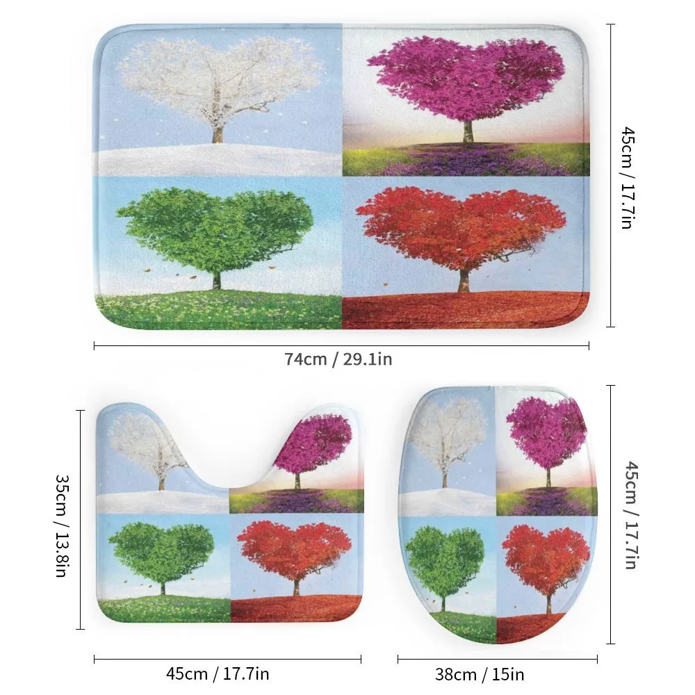 Heart Trees Pattern — Detail 1