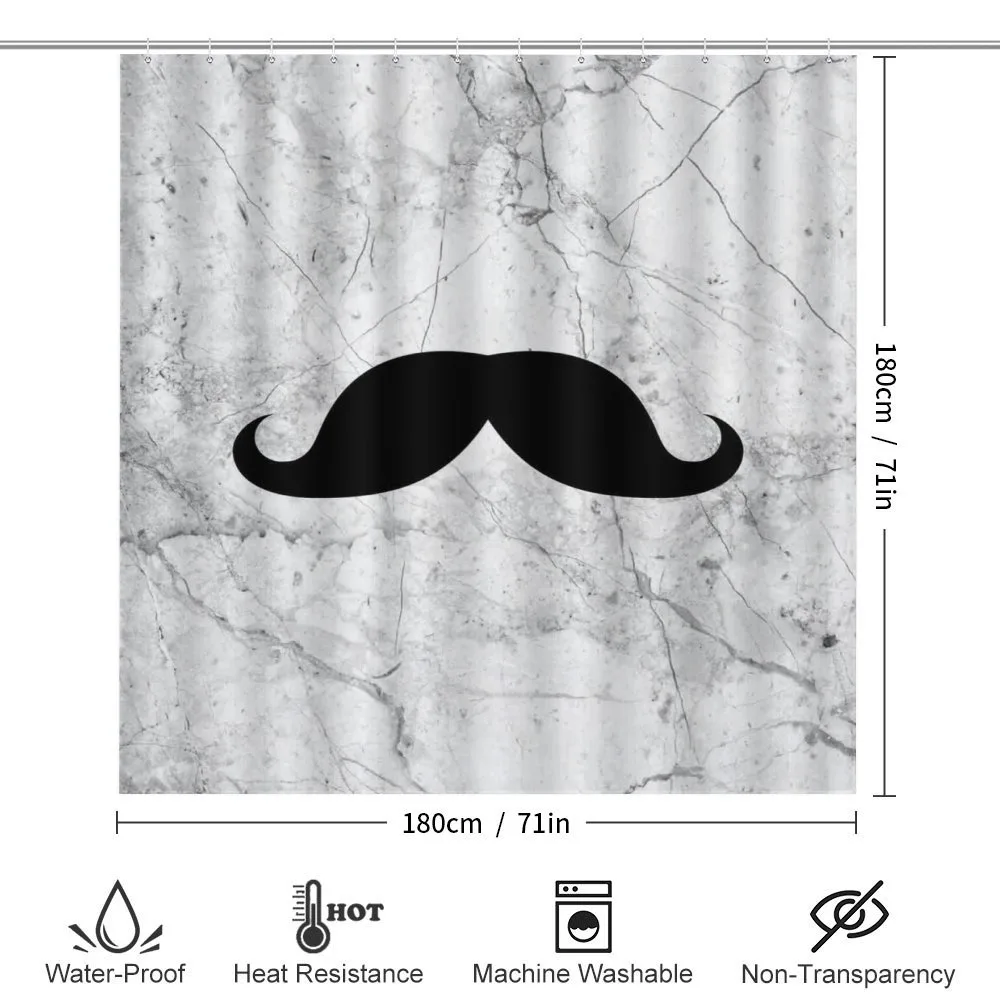 Mustache Motif Retro — Detail 2