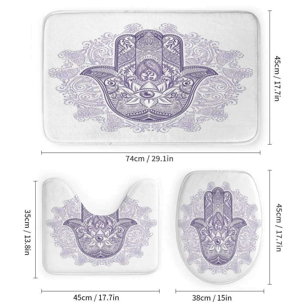 Ornate Hamsa Paisley — Detail 1