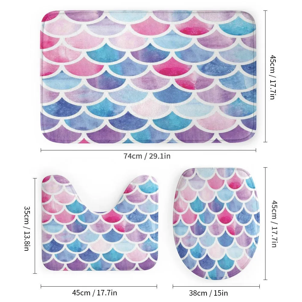Pastel Mermaid Pattern — Detail 1