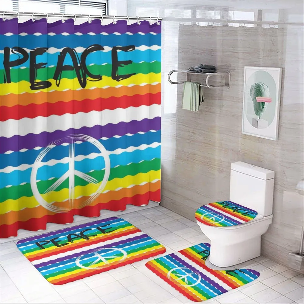 Stripes Peace Lettering — Your design