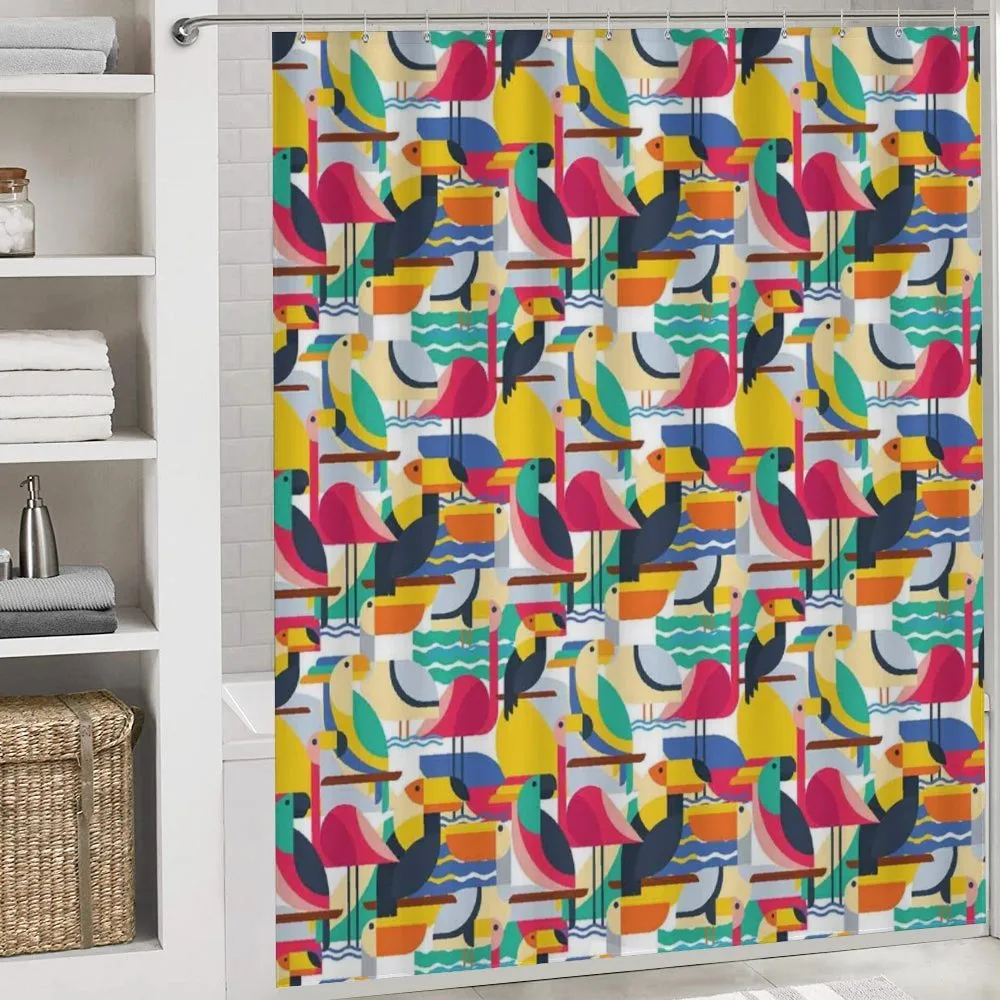 Toucan and Flamingos — Detail 4