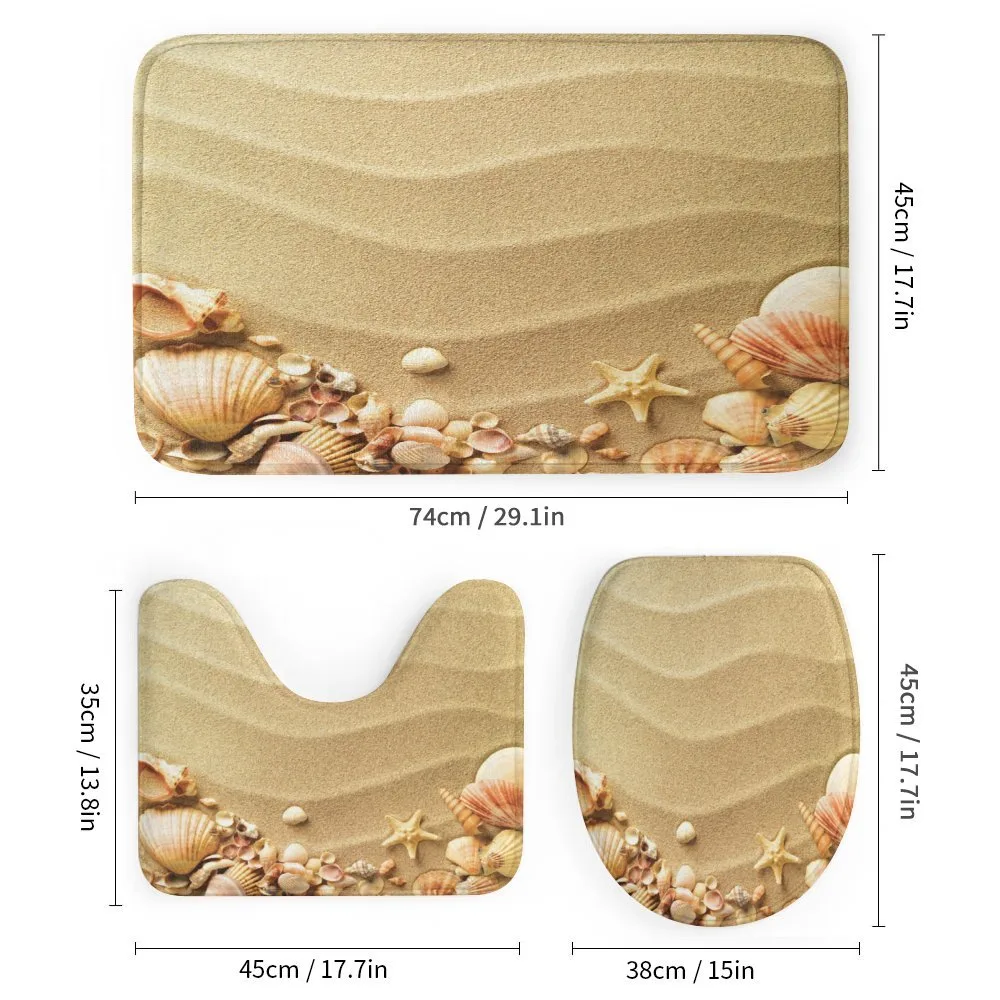 Various Seashells on Sand — Detail 1