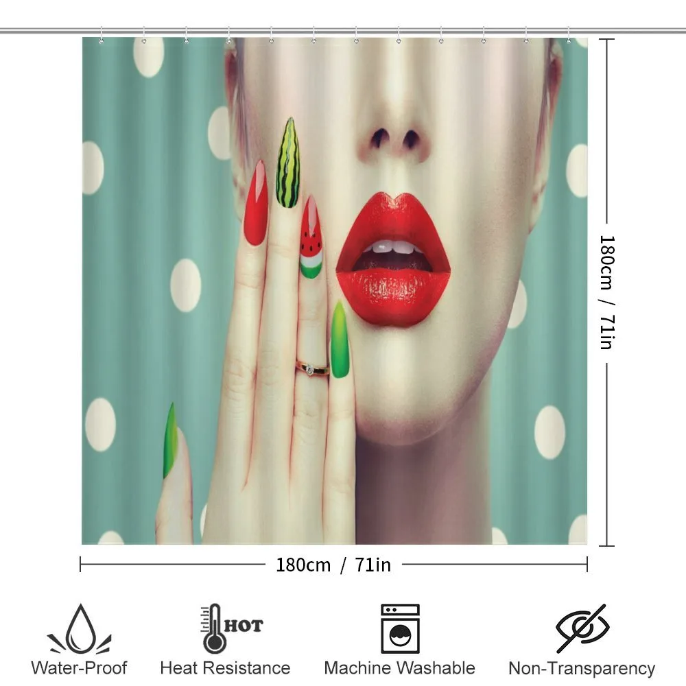 Watermelon Nail Art and Makeup — Detail 2