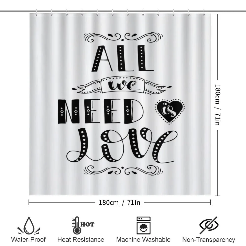 All We Need Is Love Phrase — Detail 2