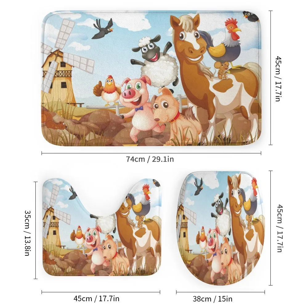 Animals in Farm Artwork — Detail 1