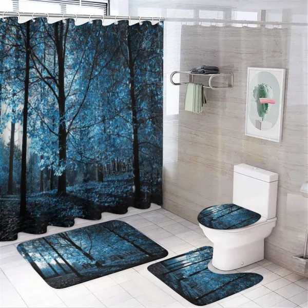 Autumn Woodland on a shower curtain