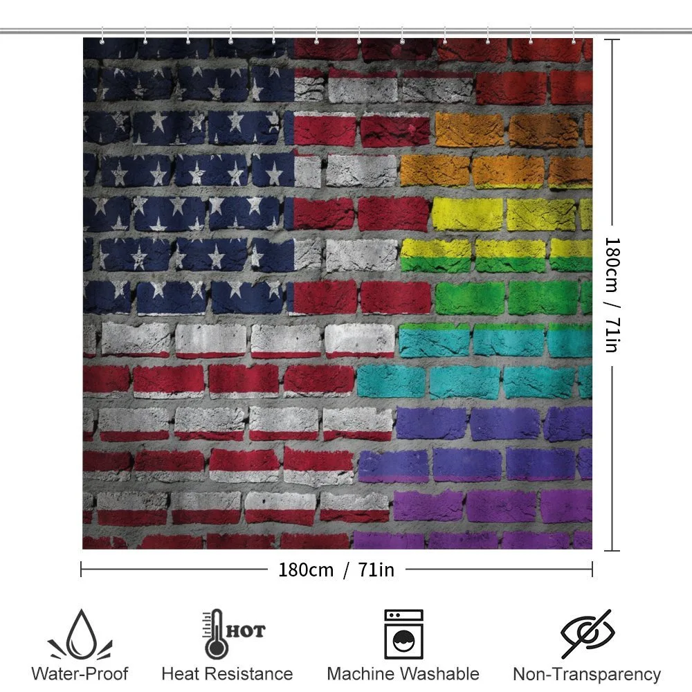 Brick Wall Pride — Detail 2