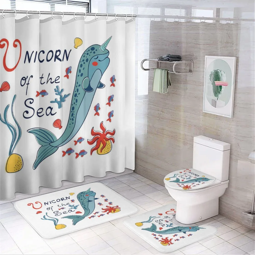 Colorful Swimming Whale — Your design