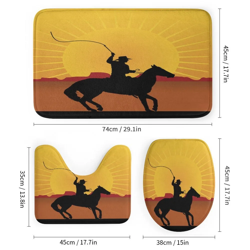 Cowboy on Horse Shade — Detail 1