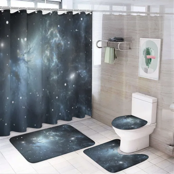 Infinite Space on a shower curtain