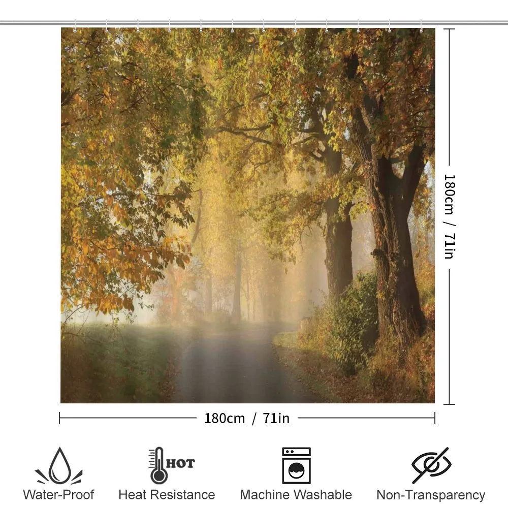 Misty Autumn Morning — Detail 2