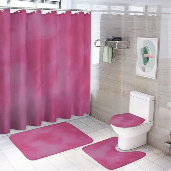 Mottled Vibrant on a shower curtain