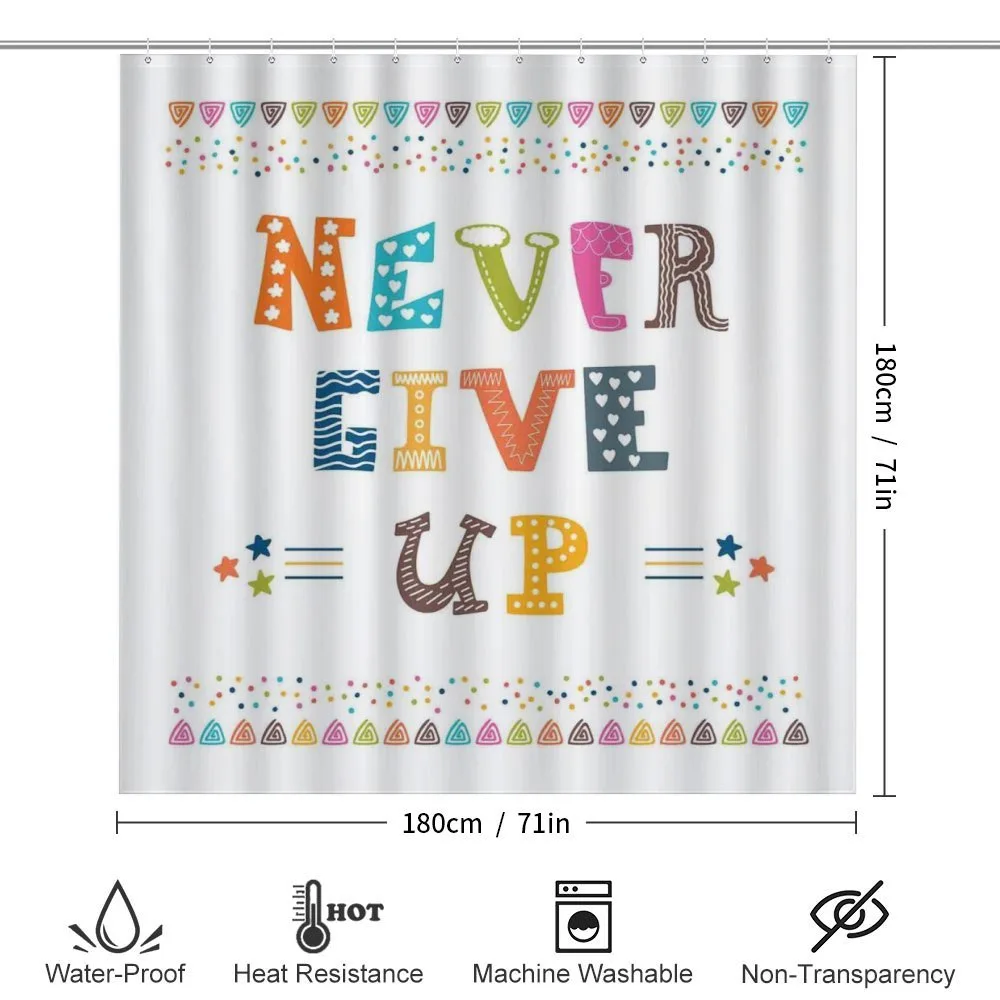 Never Give — Detail 2
