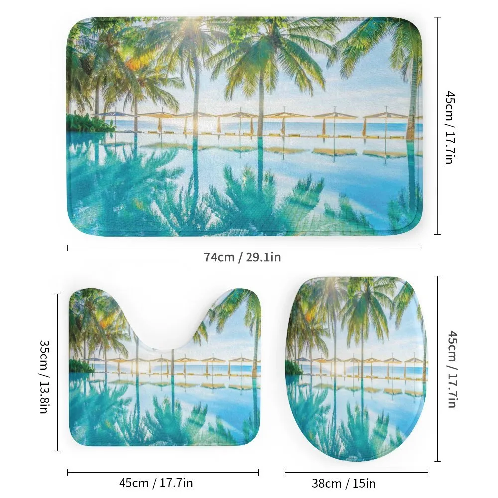 Palm Tree Hotel Pool — Detail 1