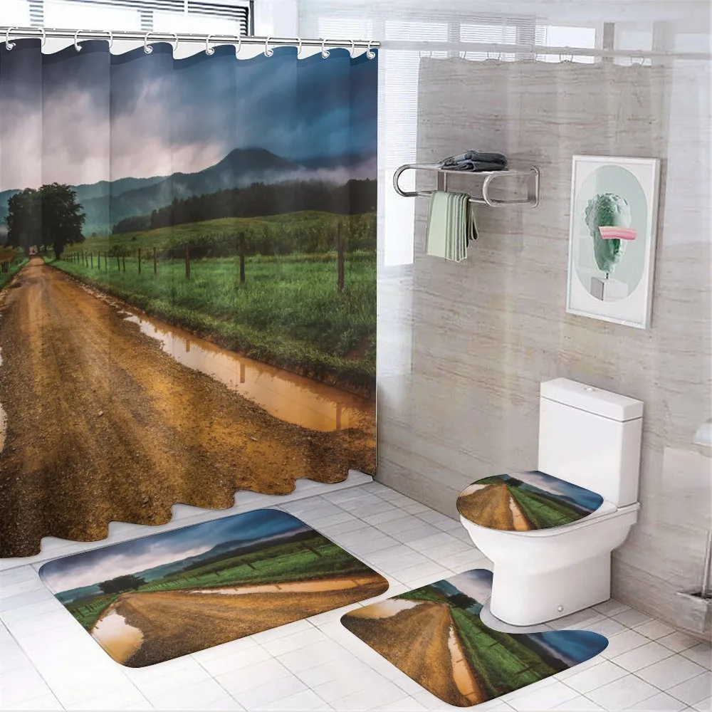 Puddles on Dirt Road — Your design