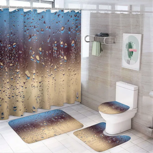 Rainy Day Window Effect on a shower curtain