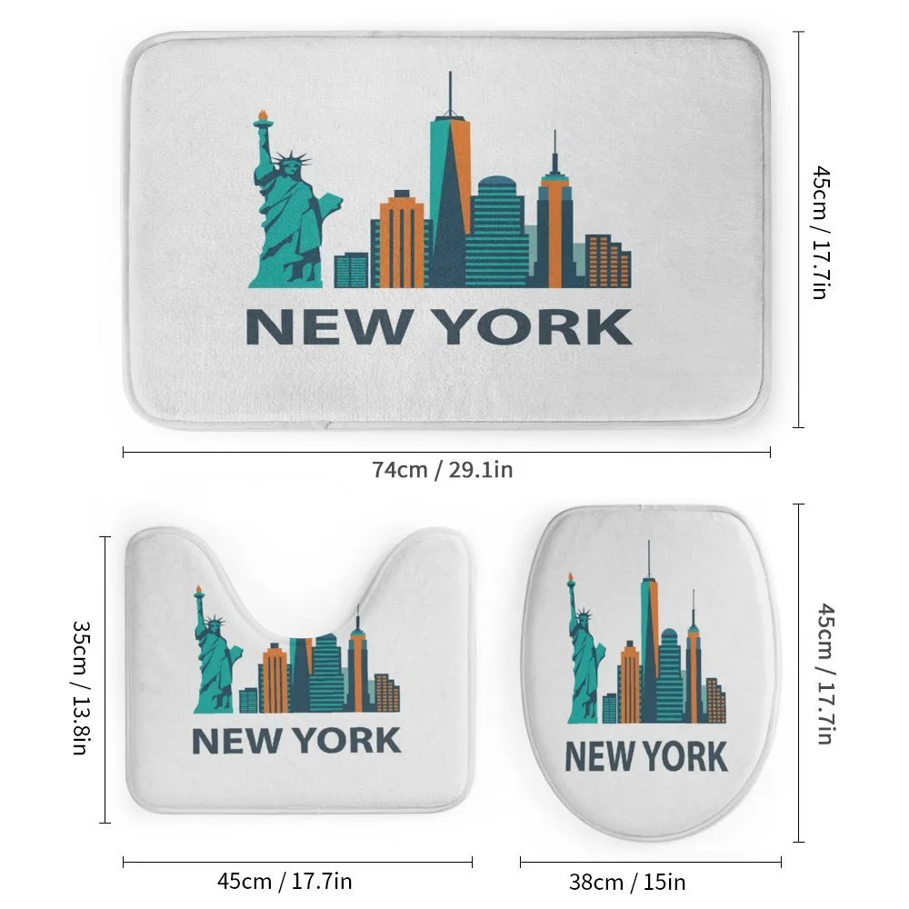 Simple New York Text Landmarks — Detail 1