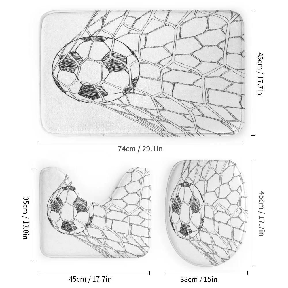 Soccer Ball in Net — Detail 1