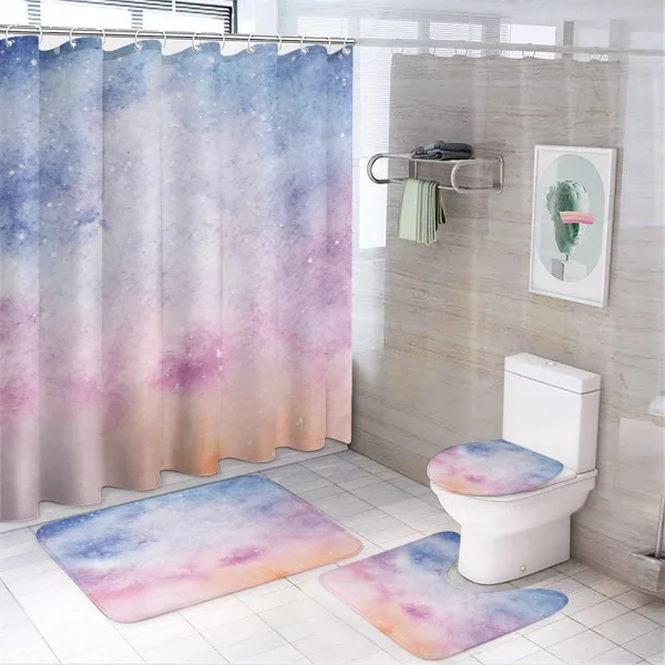 Soft Nebula on a shower curtain