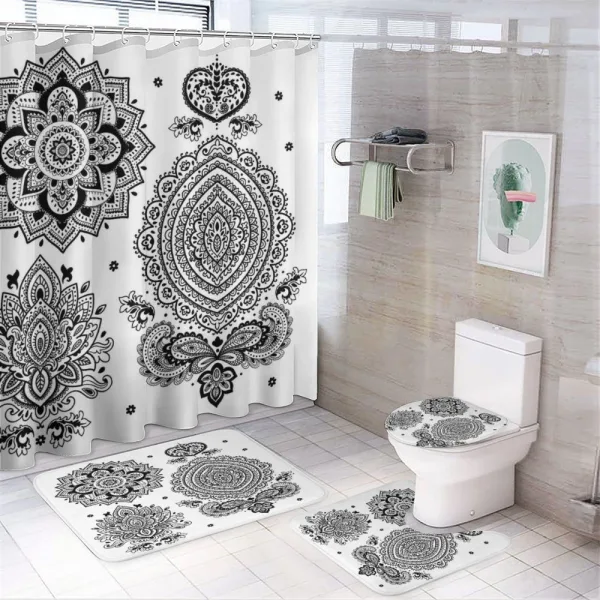 South Ornate Design on a shower curtain