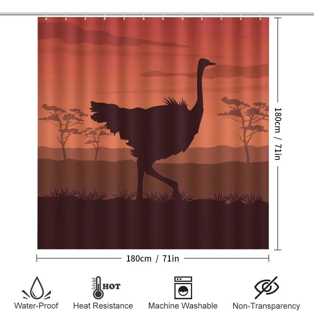 Sunset Silhouette Wild Bird — Detail 2