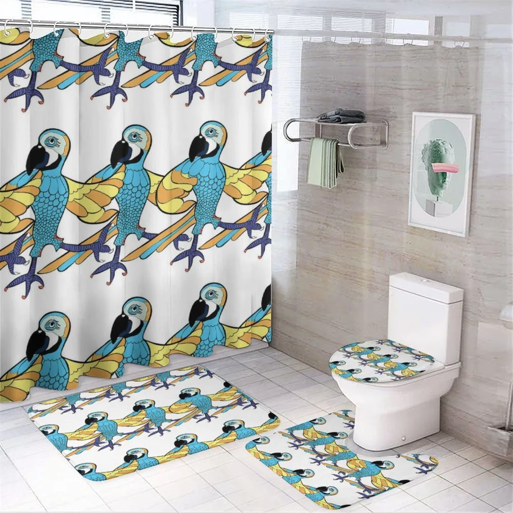 Tropic Colorful Parrots — Your design