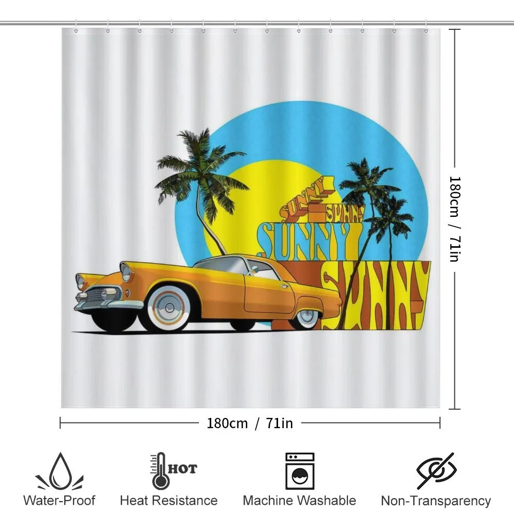 Vintage Car in City Miami — Detail 2