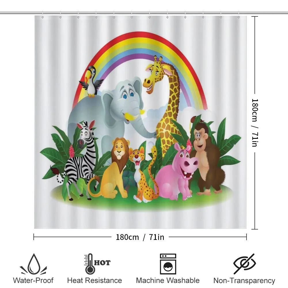 Animals Under Rainbow — Detail 2