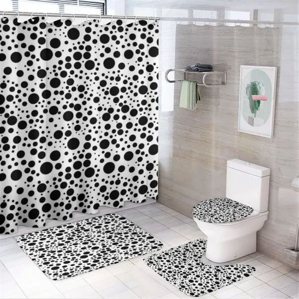 Big Small Dots on a shower curtain
