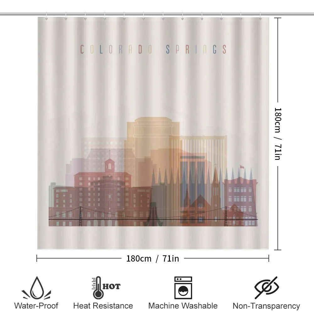 Colorado Springs Skyline — Detail 2
