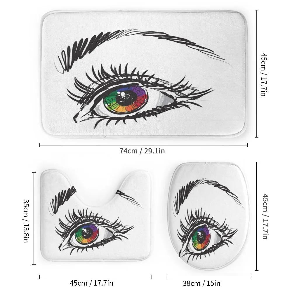 Colorful Pupil of a Woman — Detail 1