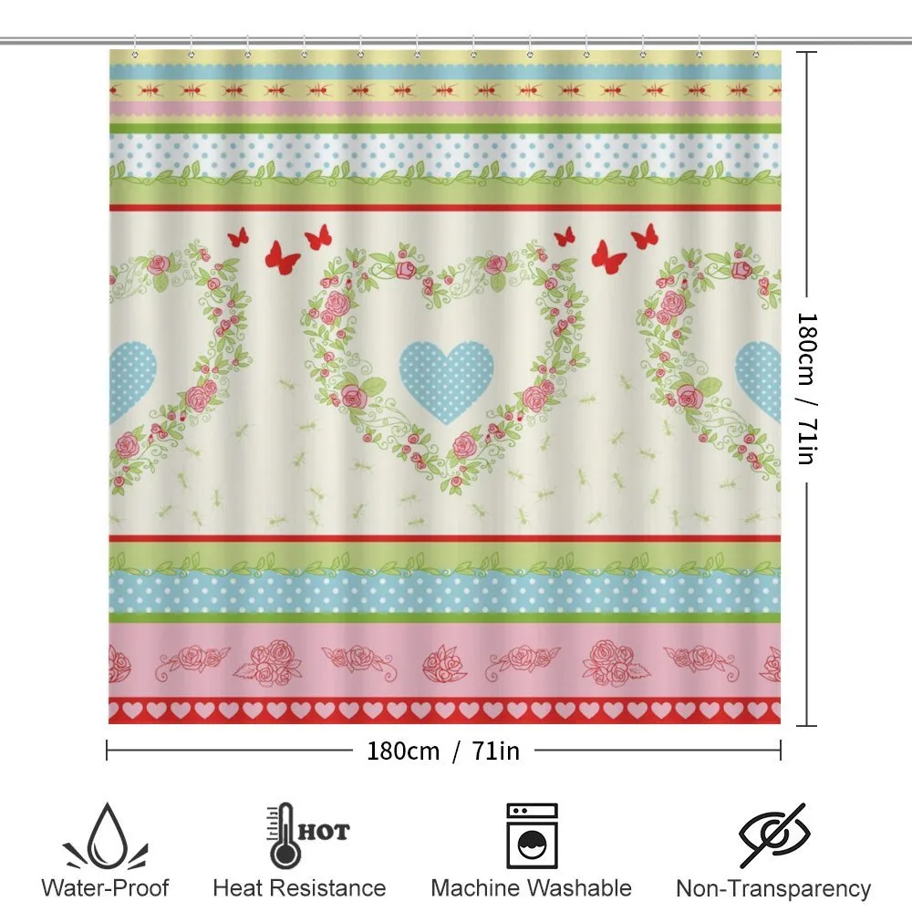 Country Rose Hearts — Detail 2