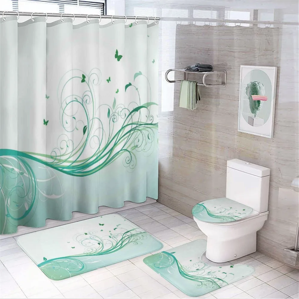 Curvy Lines Wave Flowers — Your design