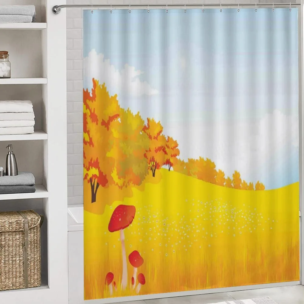 Fall Landscape Meadow — Detail 4