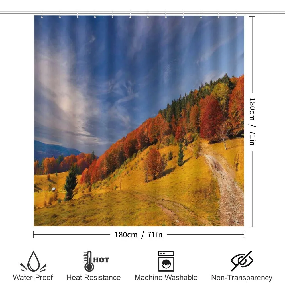 Fresh Autumn Mountain Valley — Detail 2