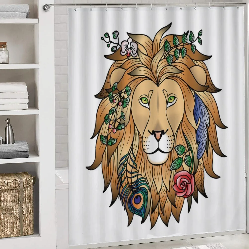 Lion with Flower — Detail 4