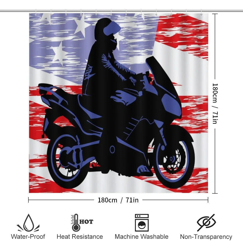 Man on Motorcycle — Detail 2