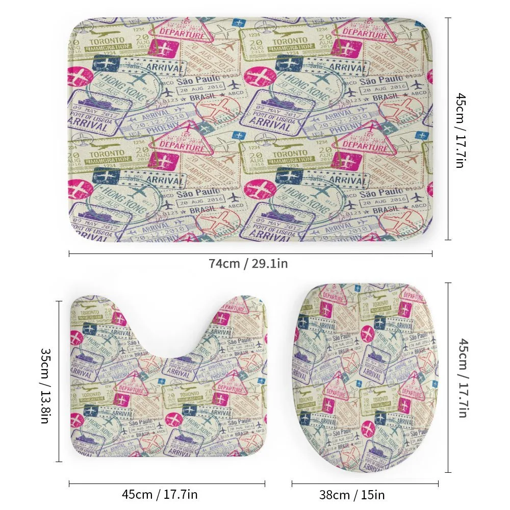 Passport Stamps Cities — Detail 1