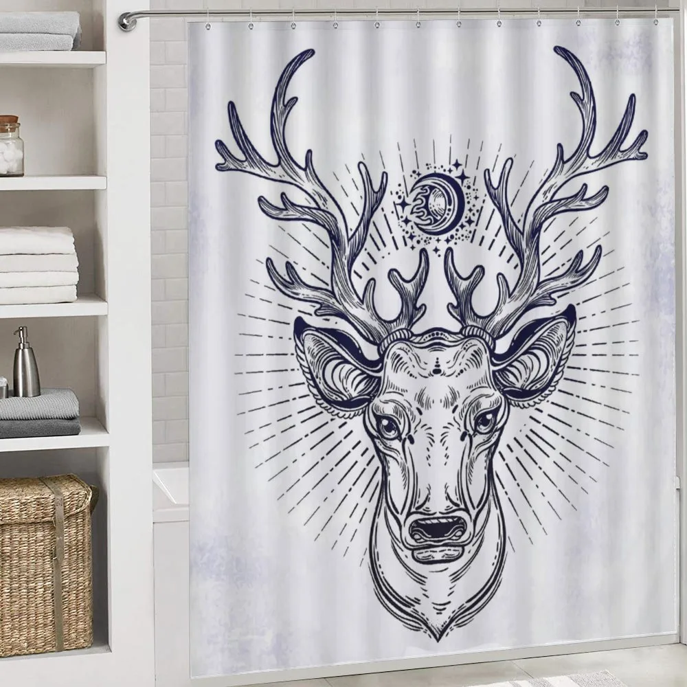 Reindeer Head Sketch — Detail 4