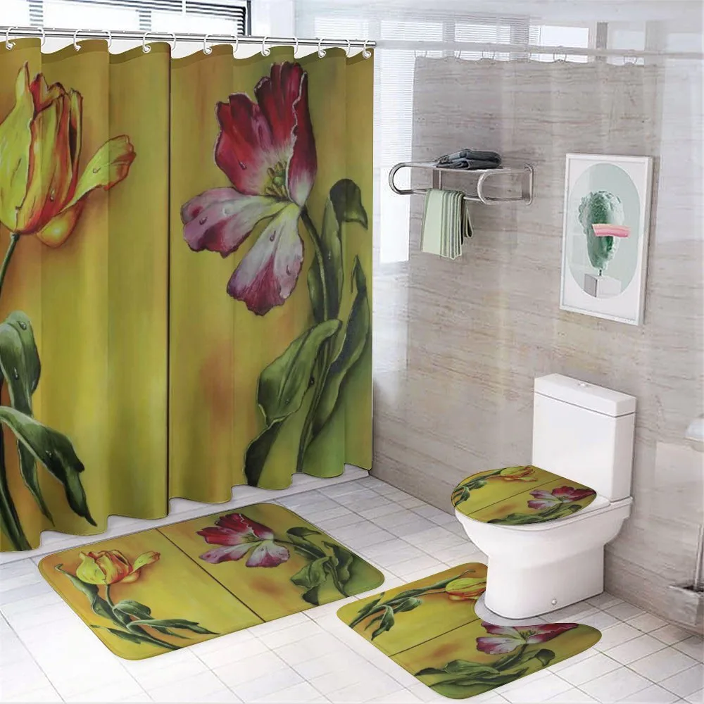 Retro Flower Painting — Your design
