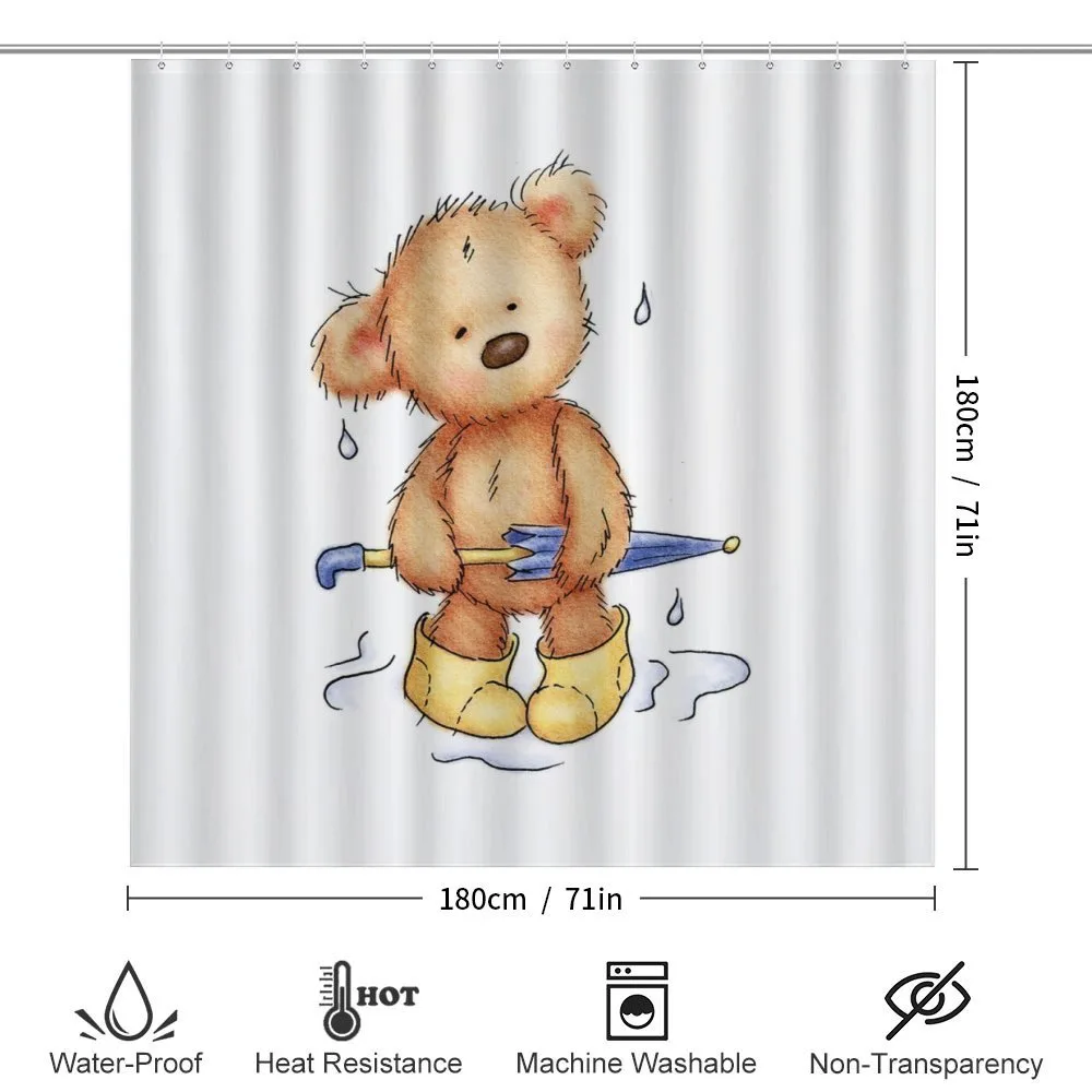 Teddy Bear Rain Umbrella — Detail 2