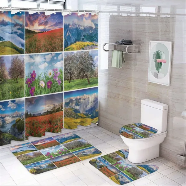 Theraphy Spa Orchids on a shower curtain